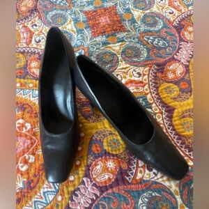 Enzo Angiolini Dark Leather Heels